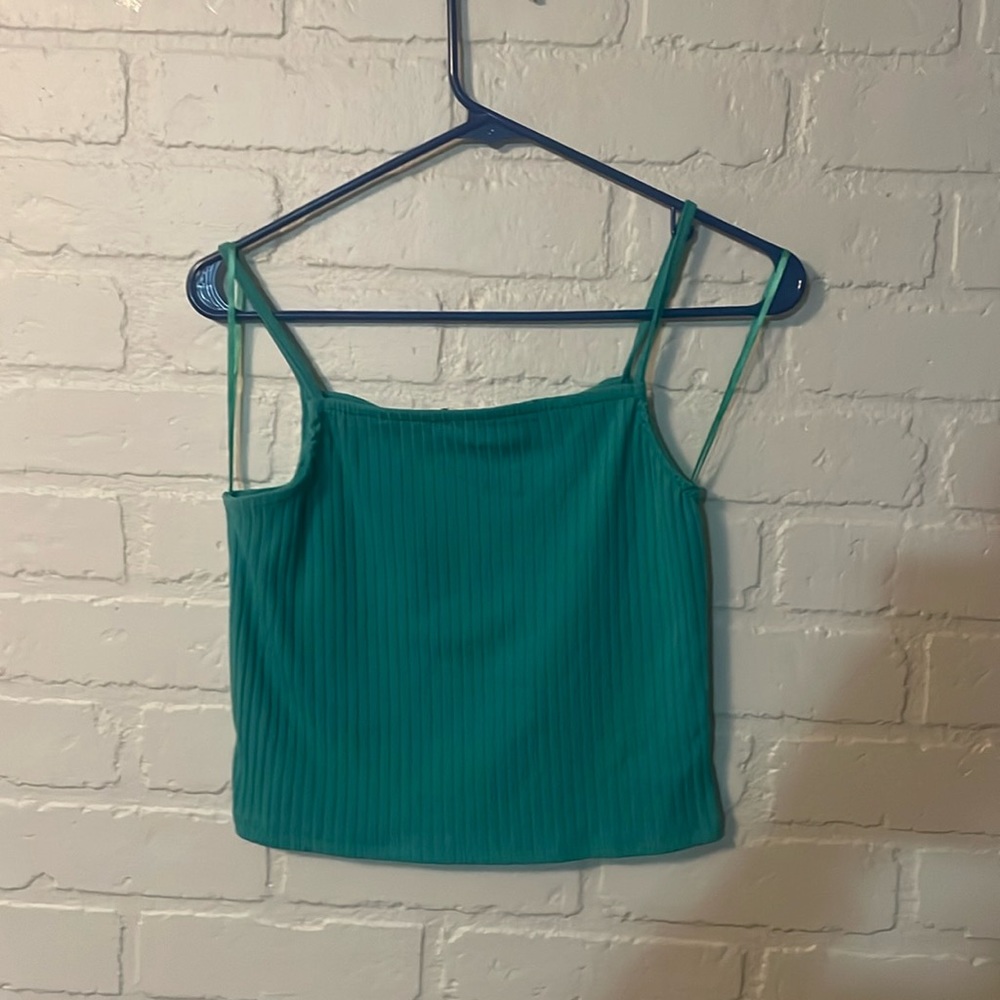 Turquoise tank top